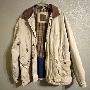 Vintage Y2K Bass Outdoors Canvas Field Jacket Size XL